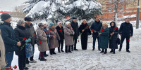 20 февраля в Крюково состоялось торжественное возложение венков к братским захоронениям района Крюково - Район Крюково ЗелАО Москвы